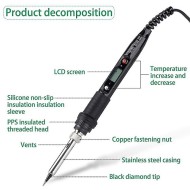 JCD Electric soldering iron 80W LCD Digital Display